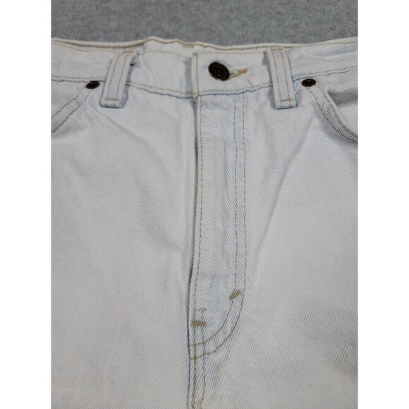 Vintage Levi's 505 Orange Tab Denim Shorts Men's Light Wash 90s Made in USA Vtg - Picture 10 of 13